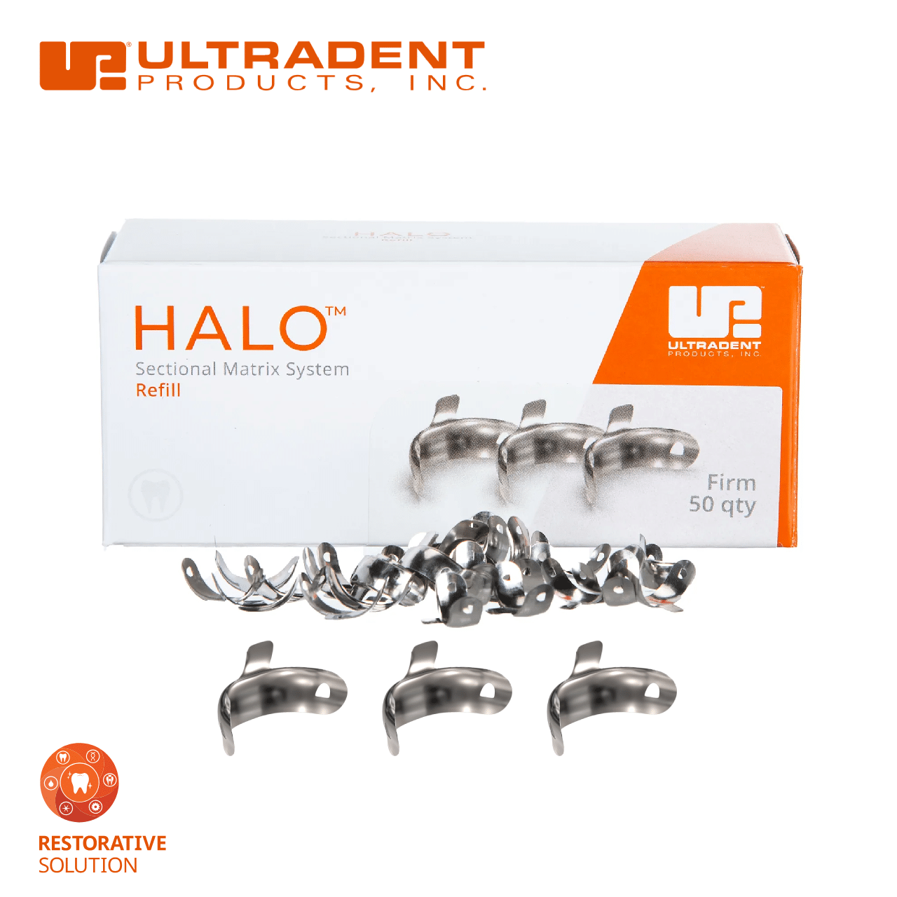 Ultradent Halo Firm Matrix Band Seksiyonel Matris Bantları - Görsel 3