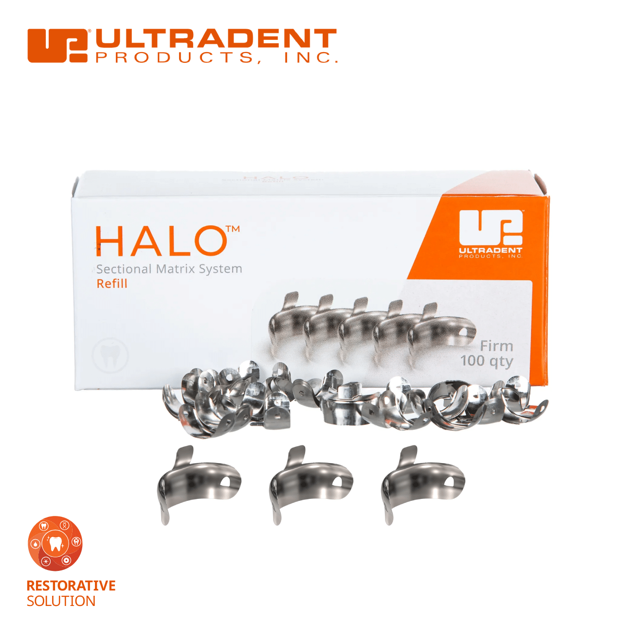 Ultradent Halo Firm Matrix Band Seksiyonel Matris Bantları - Görsel 6
