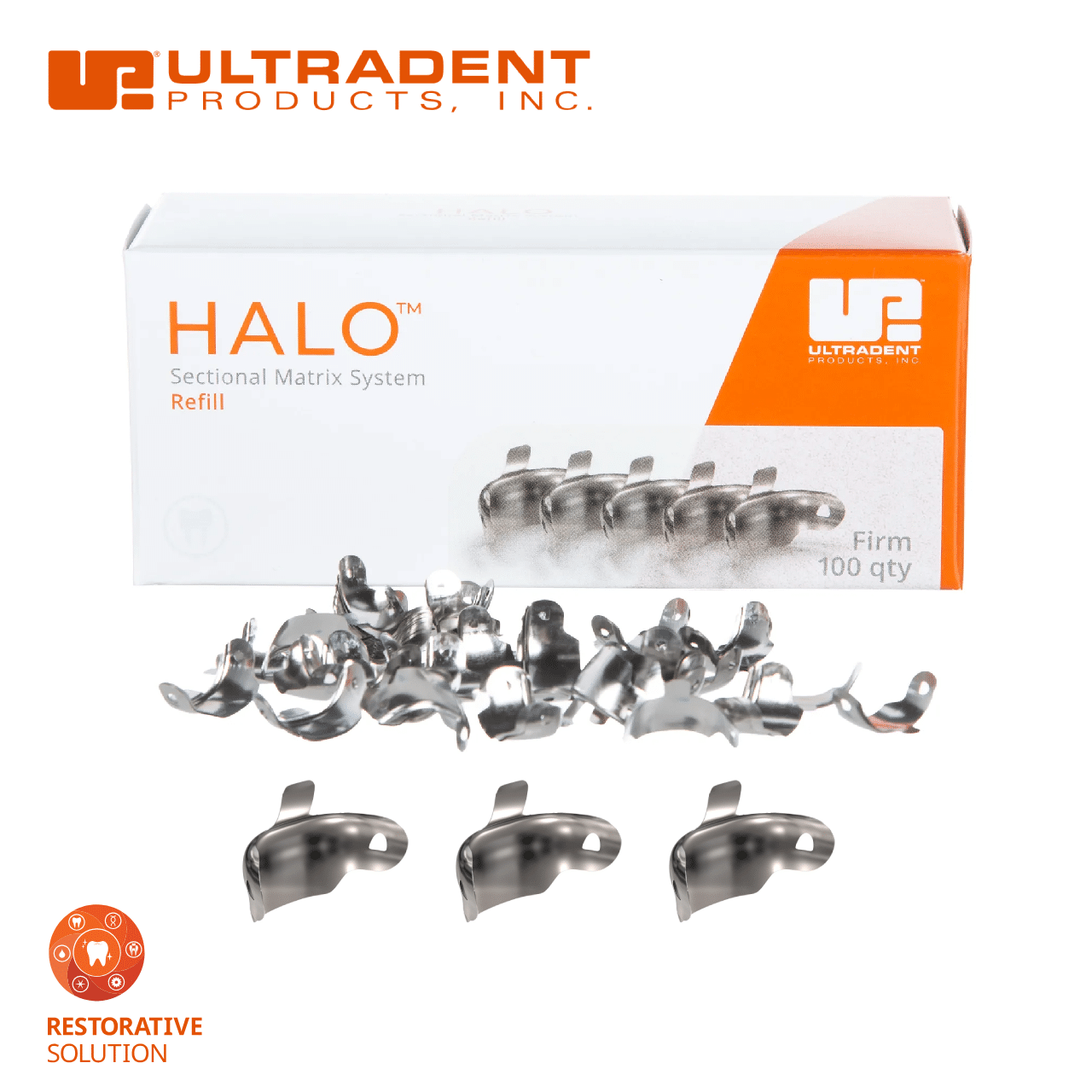 Ultradent Halo Firm Matrix Band Seksiyonel Matris Bantları - Görsel 8