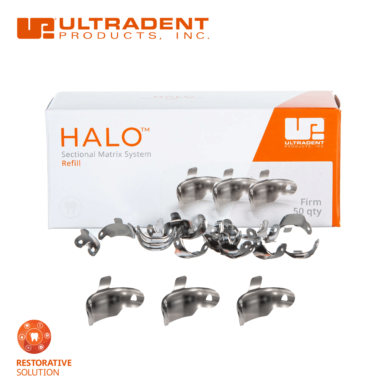 Ultradent Halo Firm Matrix Band Seksiyonel Matris Bantları - Görsel 7