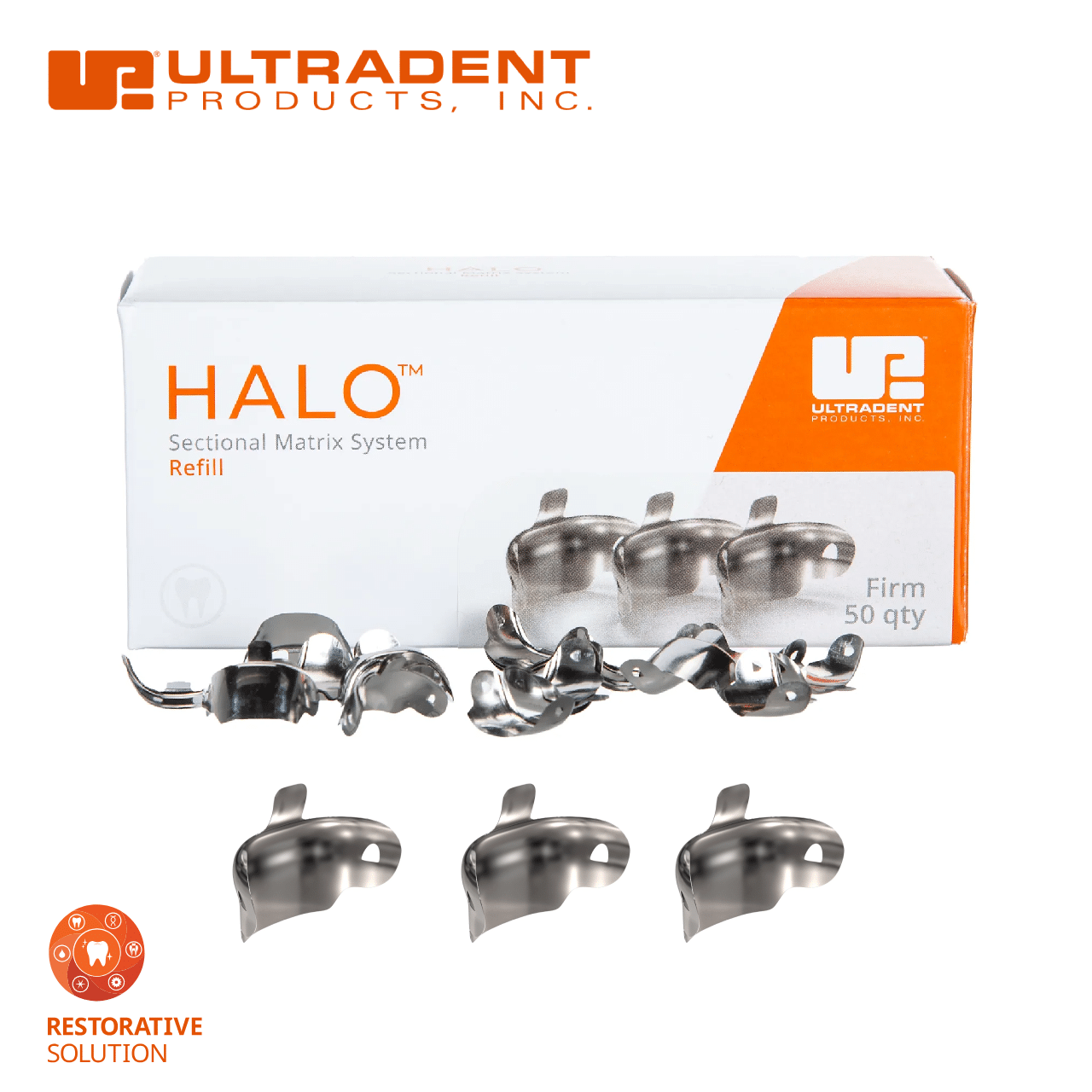 Ultradent Halo Firm Matrix Band Seksiyonel Matris Bantları - Görsel 9