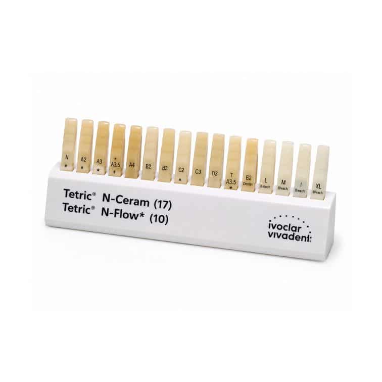 Ivoclar Tetric N-Ceram & Tetric N-Flow Renk Skalası
