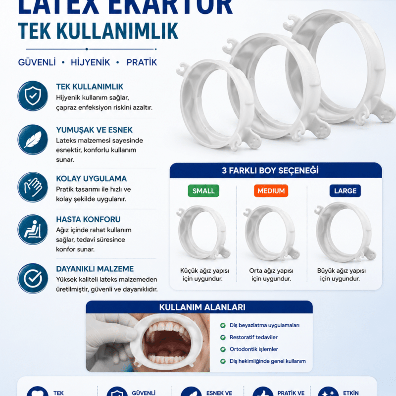Lateks Ekartör (Tek Kullanımlık)