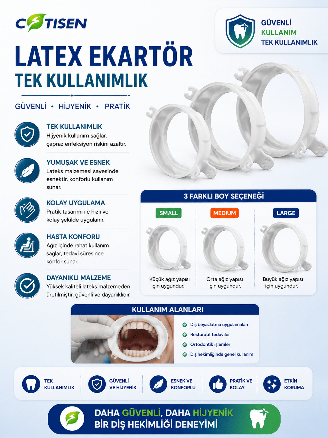 Lateks Ekartör (Tek Kullanımlık)