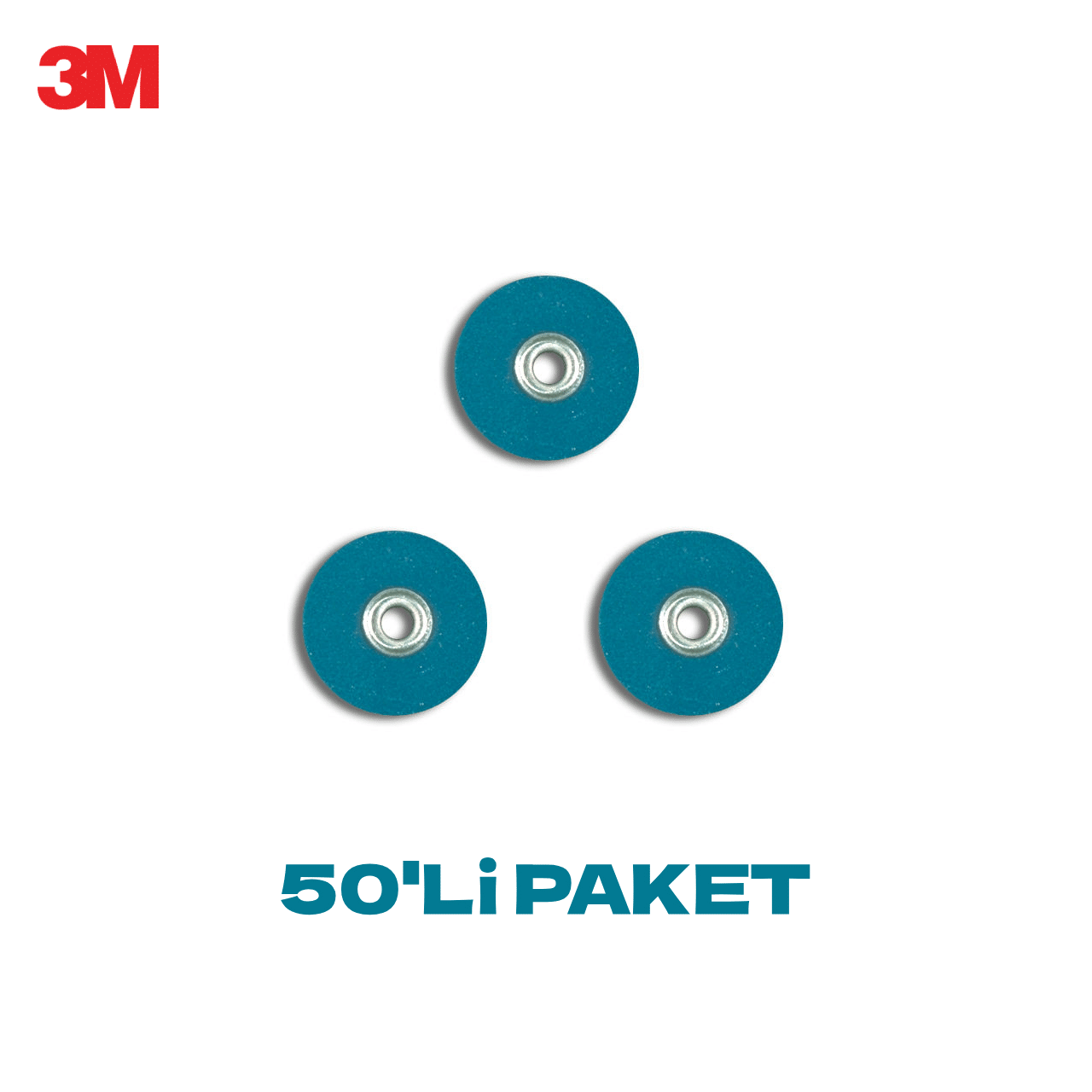 3M Sof-Lex Pop-on Disk Yedeği 50’li – 9,5 mm / 12,7 mm Bitirme ve Parlatma Diskleri - Görsel 4