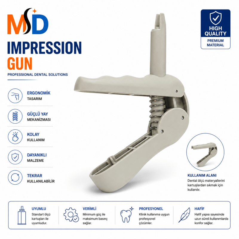 MD Impression Gun – Ölçü Materyali Uygulama Tabancası