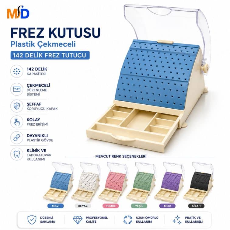 MD Plastik Çekmeceli Frez Kutusu