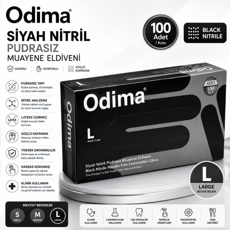 Odima Nitril Siyah L