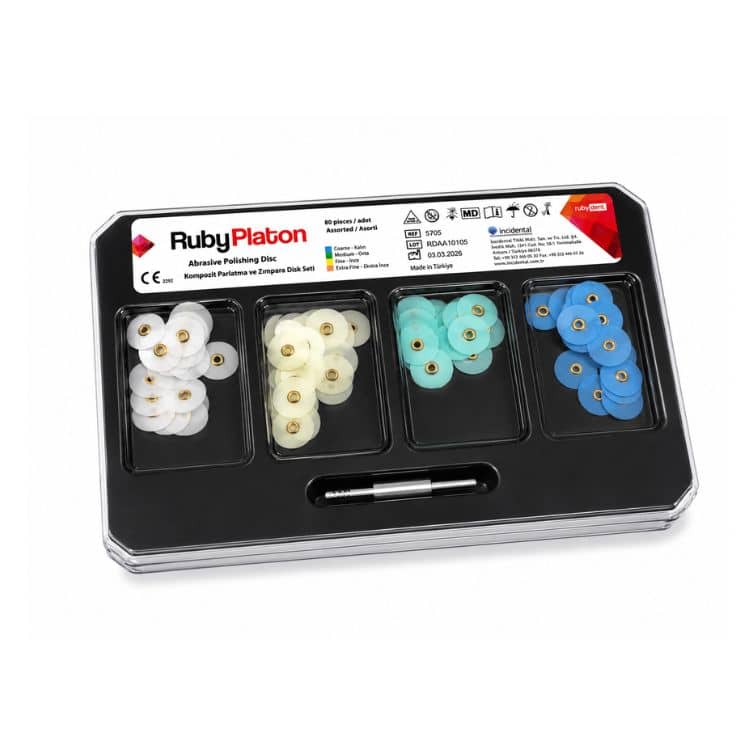 RubyPlaton Kompozit Parlatma ve Zımpara Disk Seti (80 Adet)