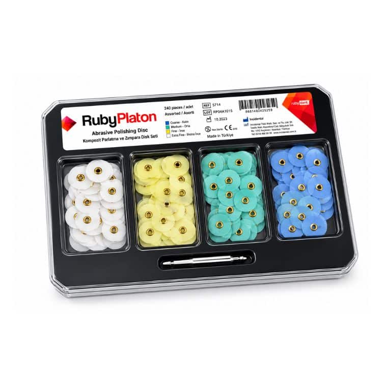 RubyPlaton Kompozit Parlatma ve Zımpara Disk Seti (240 Adet)
