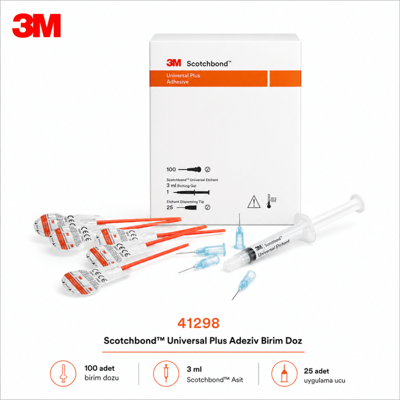 3M Scotchbond™ Universal Plus Adeziv Birim Doz 100 L-Pop