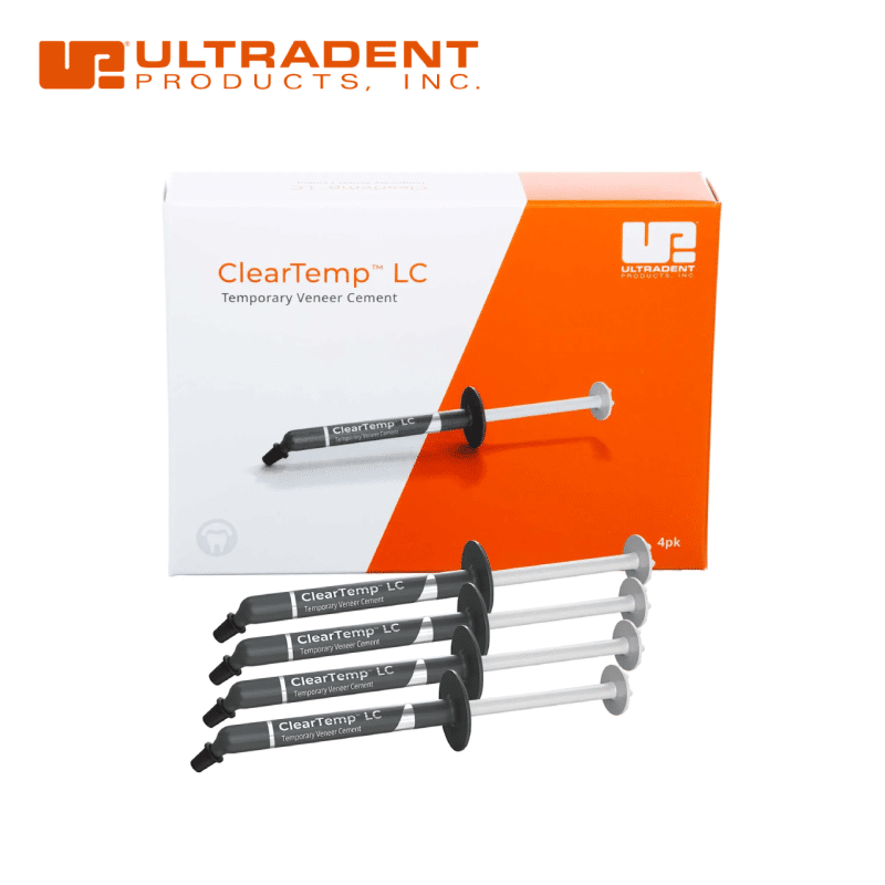 Ultradent ClearTemp LC Geçici Veneer Simanı 4’lü Kit