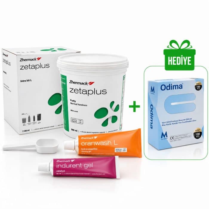Zhermack ZetaPlus Takım+Nitril mavi eldiven 1paket Hediye - ELMAS