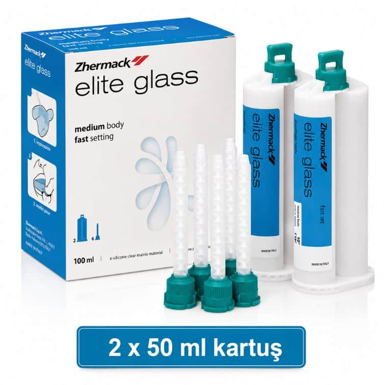 ZHERMACK Elite Glass A Tipi Silikon (Transparan Matrix İçin Şeffaf Silikon)