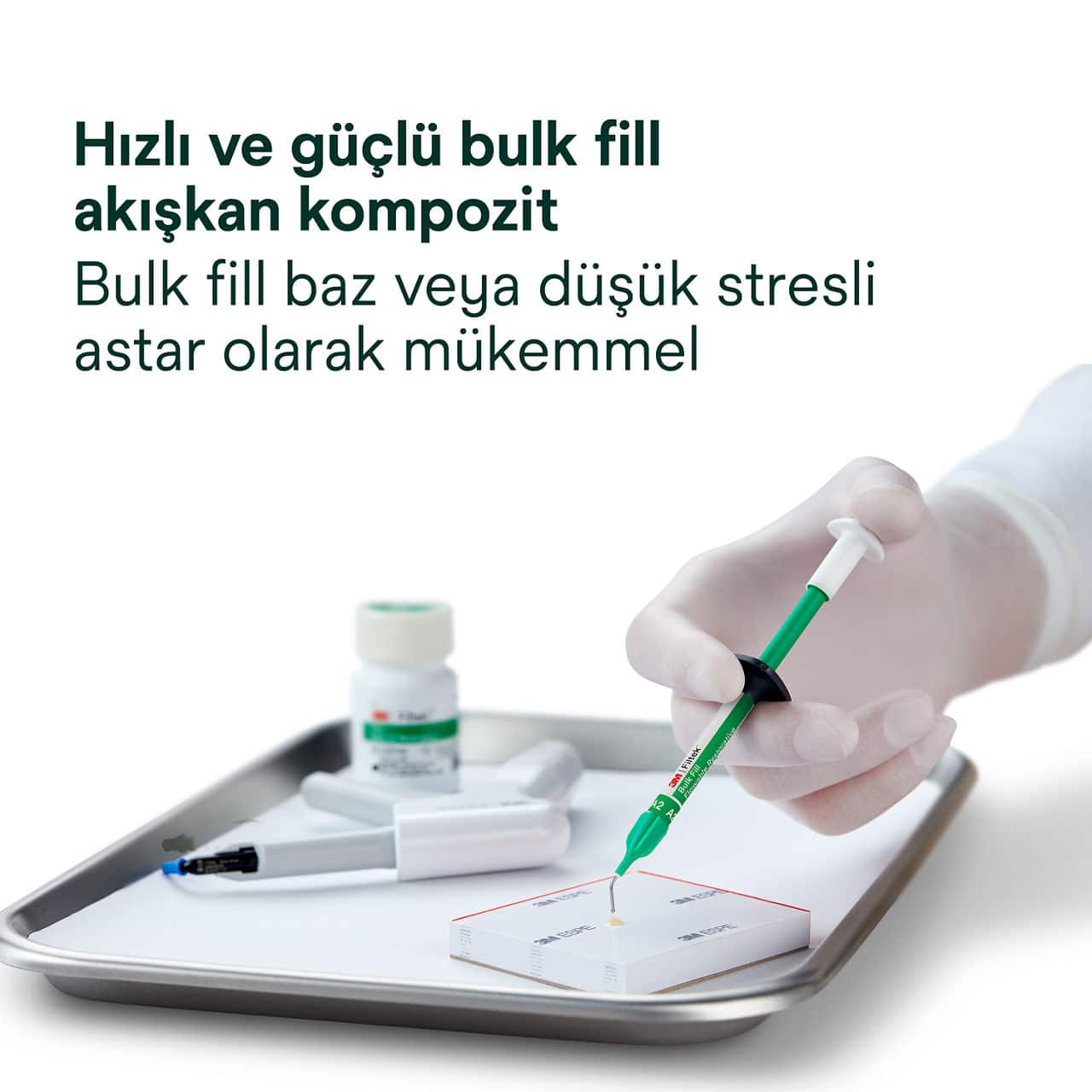 3M Filtek Bulk Fill Flowable Akışkan Kompozit Şırınga 2 x 2 g - Görsel 4