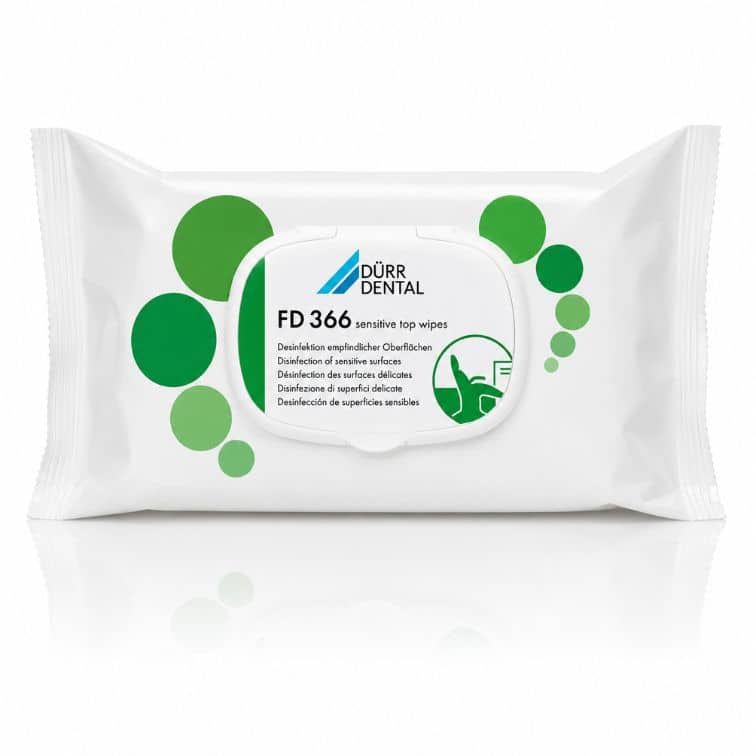 DÜRR DENTAL FD 366 Sensitive Top Wipes Hassas Yüzey Dezenfektan Mendili – 50 Adet