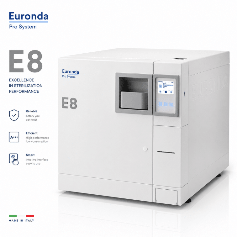 E8 Otoklav + Aquadist + Euroseal Sterilizasyon Paketi