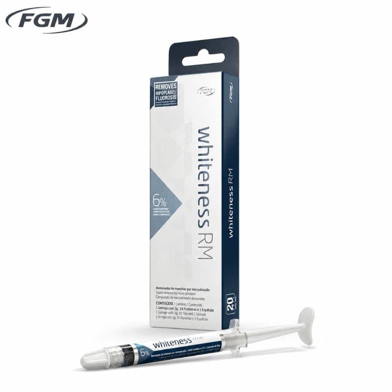 FGM Whiteness RM %6 Hidroklorik Asit ve Silikon Karbid İçeren Leke Çıkarıcı – Mikroabrazyon Jeli