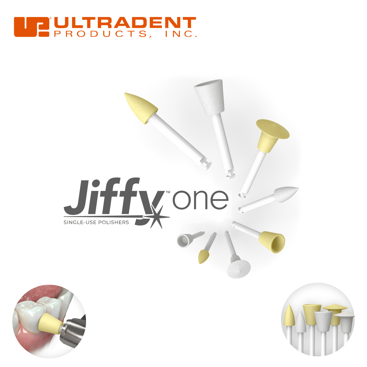 Ultradent Jiffy One Tek Kullanımlık Kompozit Polisaj Seti 16’lı - Görsel 2