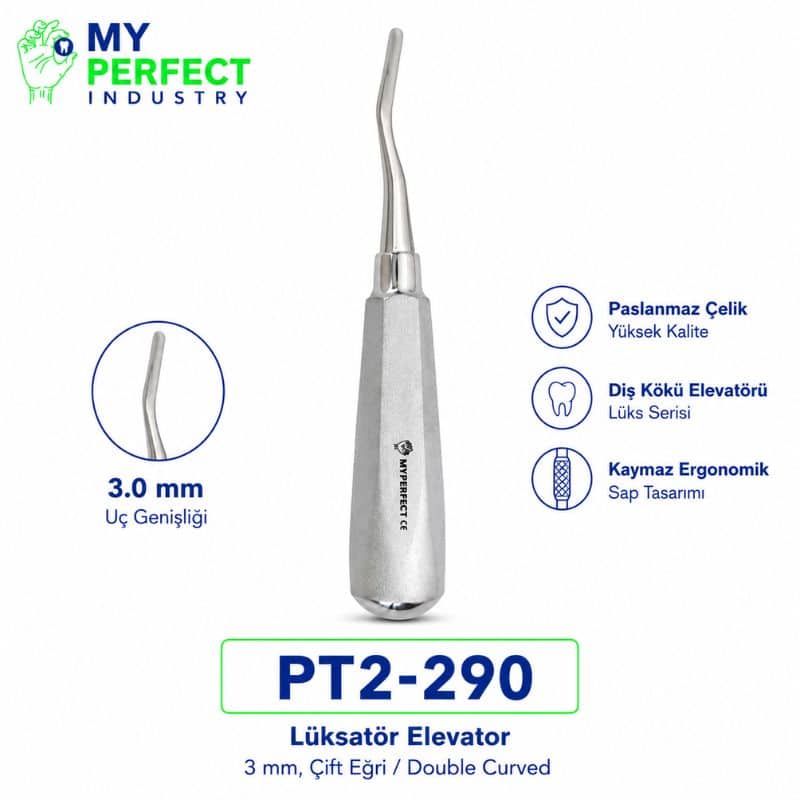 My Perfect Industry PT2-290 Lüksatör Elevator 3.0 mm Çift Eğri