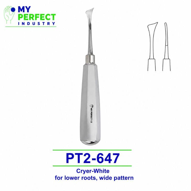 My Perfect Industry PT2-647 Cryer-White Alt Kökler İçin Elevatör Geniş Desen