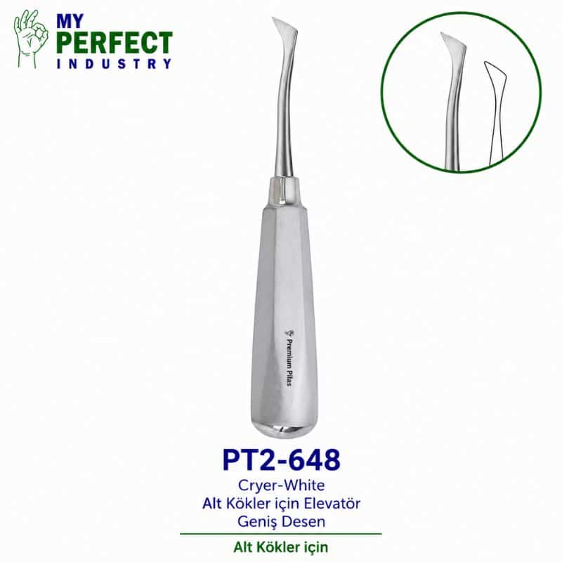 My Perfect Industry PT2-648 Cryer-White Alt Kökler İçin Elevatör Geniş Desen