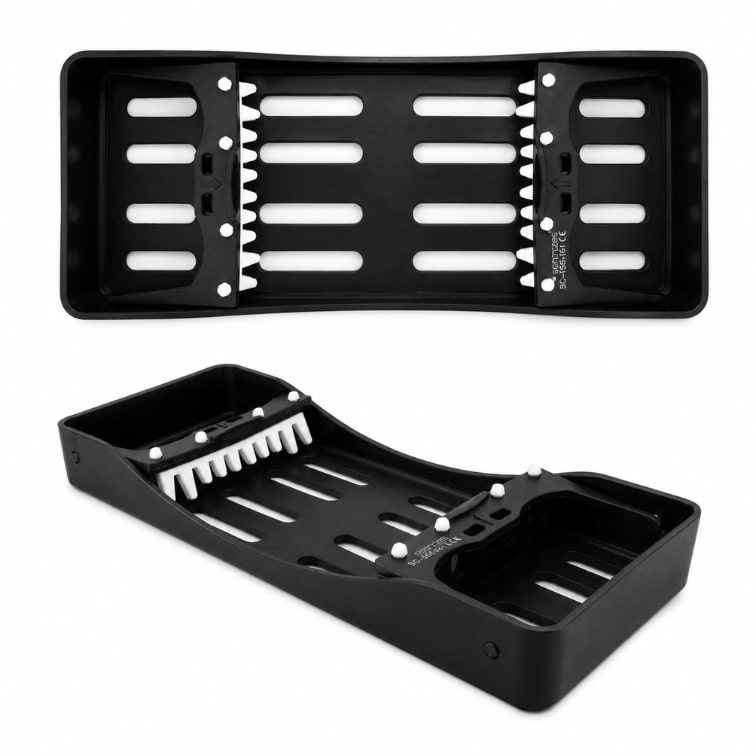 SCHWARZES Plastik Kaset (Sterilize Edilebilir)