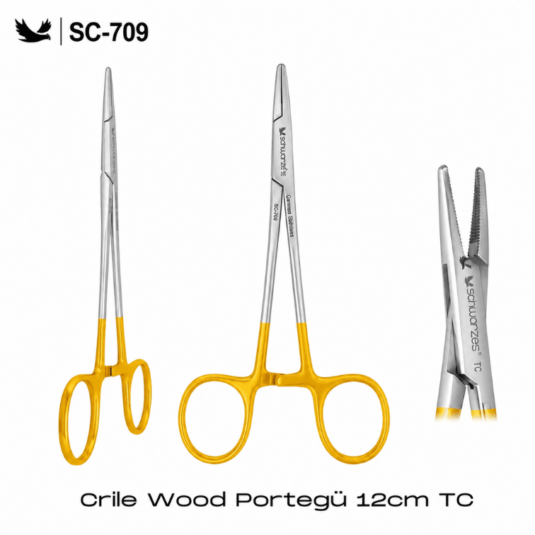 Schwarzes SC-709 Crile Wood Portegü 12 cm TC