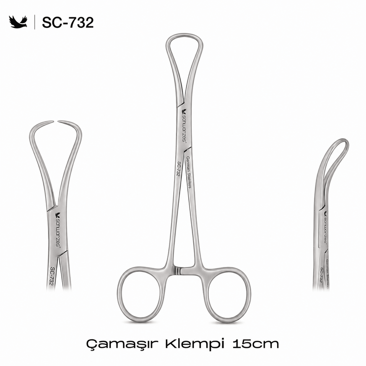 Schwarzes SC-732 Çamaşır Klempi 15 cm Schwarzes SC-732 Çamaşır Klempi 15 cm