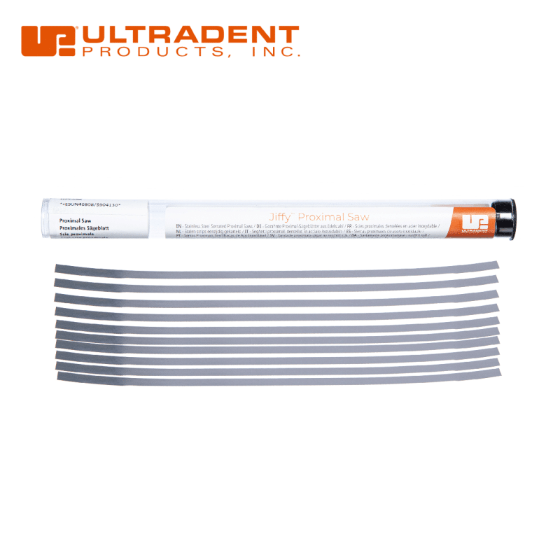 Ultradent Jiffy Proximal Saw Paslanmaz Çelik Proksimal Testere 10’lu
