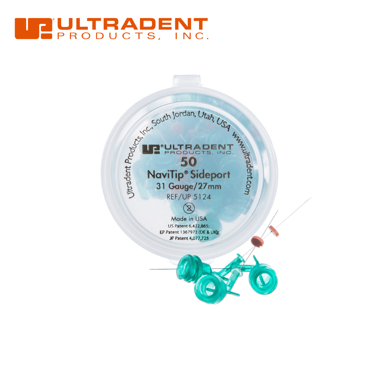 Ultradent NaviTip 31G Double Sideport Kanal İrrigasyon İğnesi Y