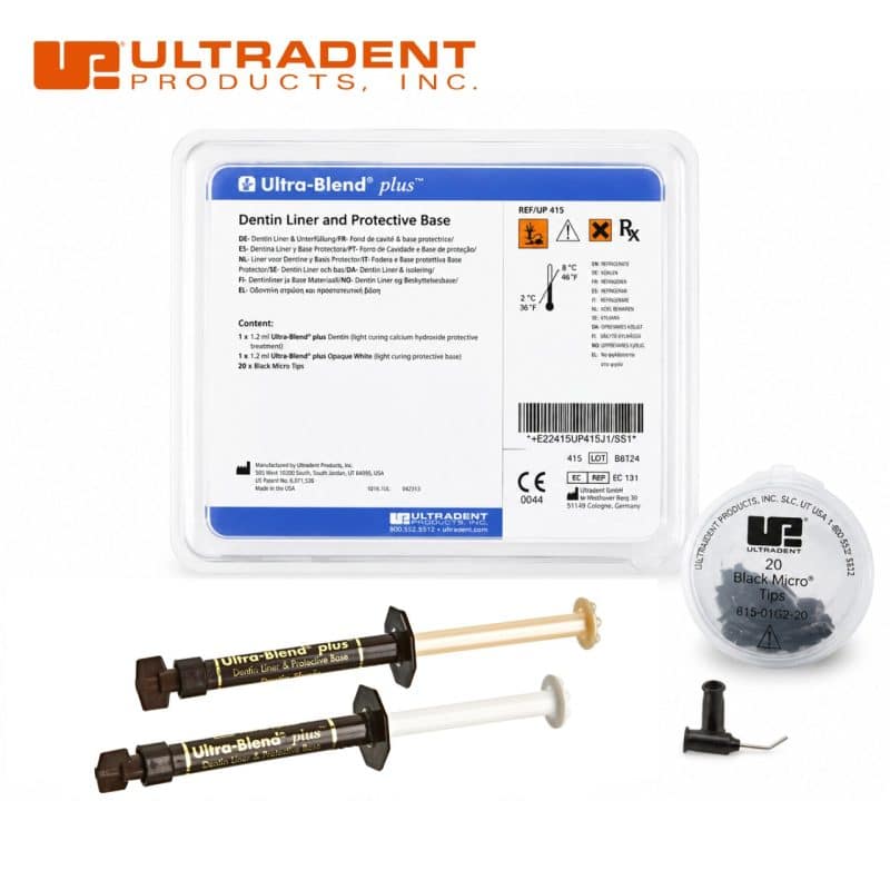 Ultradent Ultra-Blend Plus 2'li Mini Kit Işıkla Sertleşen Radyoopak Kavite Liner / Pulpa Örtüleme Materyali