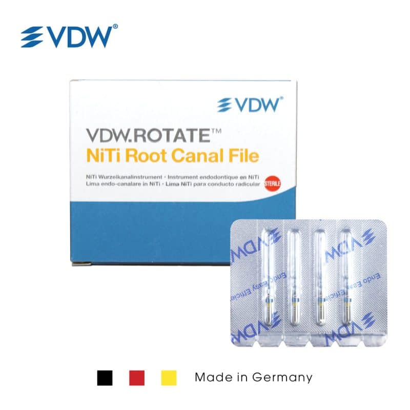 VDW ROTATE NiTi Döner (Rotary) Kanal Eğeleri