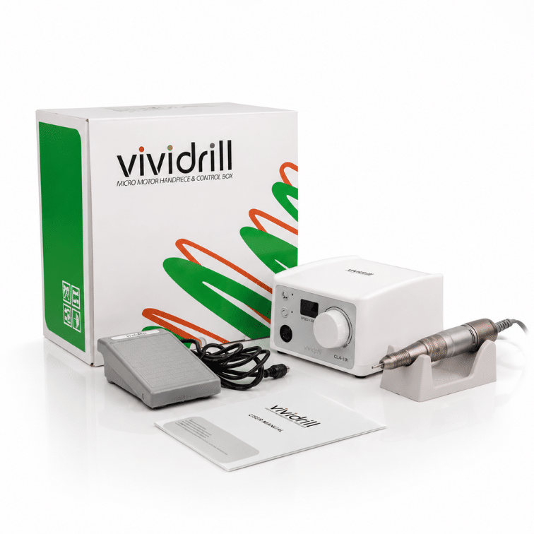 VIVIDRILL Micro Motor Handpiece & Control Box – Endodontik Mikro Motor Sistemi