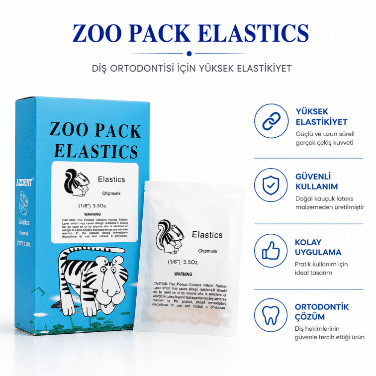Zoo Pack Elastics – Ortodontik Lastikler