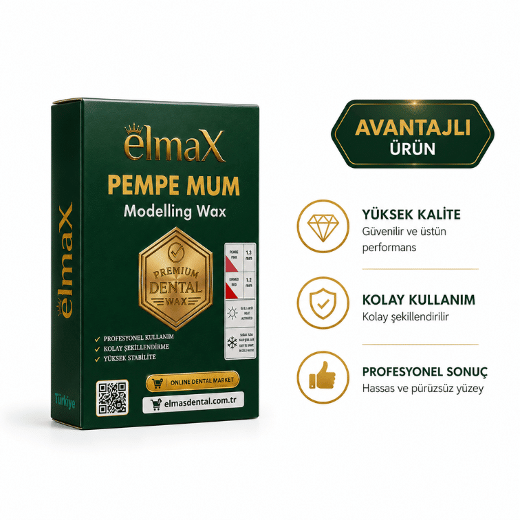 🦷 elmaX Pembe Mum (Modelling Wax)