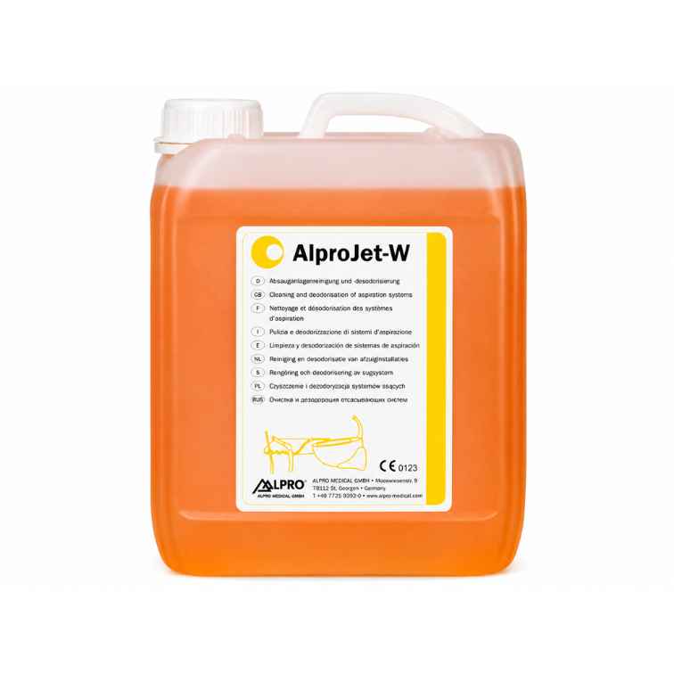 ALPRO AlproJet-W 5 LT – Dental Aspirasyon Sistemi Temizleme ve Deodorizasyon Konsantresi
