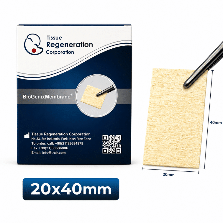 BioGenix Membrane 20×40 mm – Dental Rejeneratif Membran