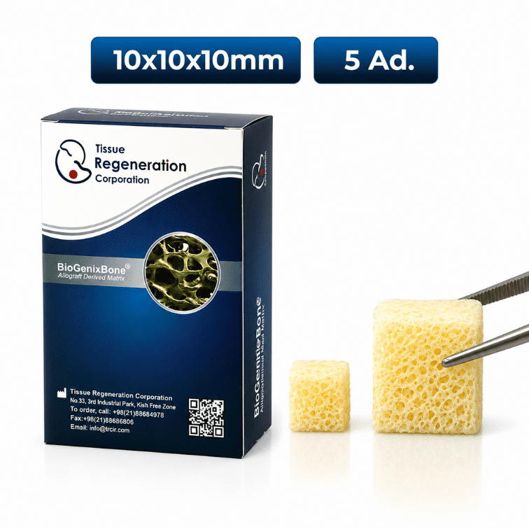 BioGenixBone Allograft Derived Matrix Blok 10×10×10 mm – 5 Adet