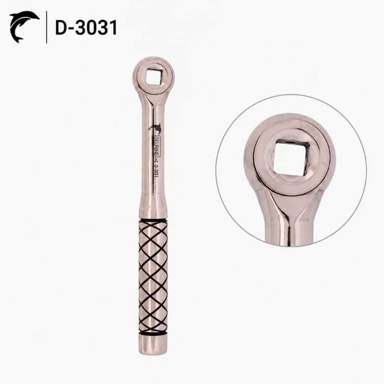 DELPHİNO Raşet Anahtar – 4 mm / 6.35 mm / 8 mm