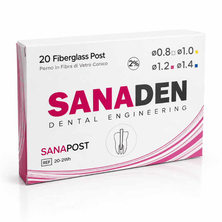 SANADEN SANAPOST Fiberglass Post Seti 20’li