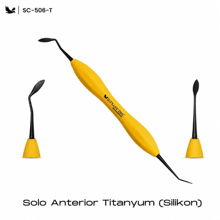 SCHWARZES Solo Anterior Titanyum (Silikon) – Kompozit Modelaj El Aleti