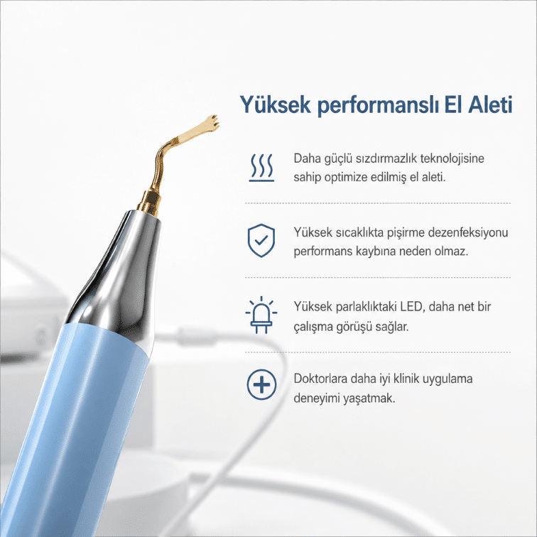 Woodpecker Surgic Touch Piezo – Işıklı Ultrasonik Kemik Kesme Sistemi