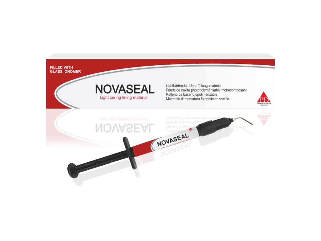 PRESIDENT DENTAL NOVASEAL Işınla Sertleşen Cam Ionomer Siman